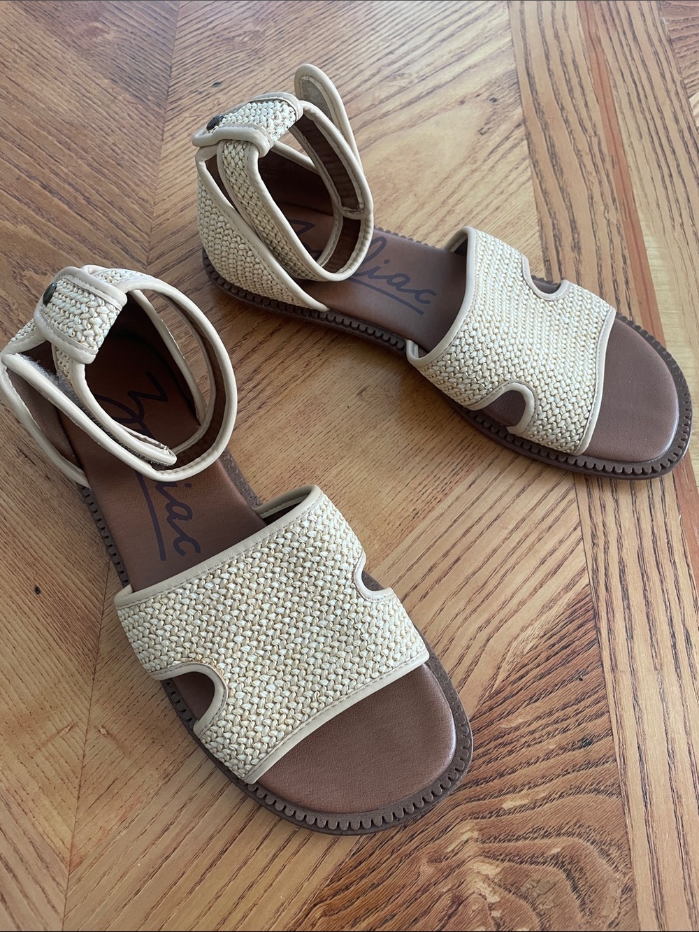 Zodiac Woven Ankle-Strap Sandals - Picture 2 of 4